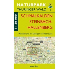 Wanderkarte Schmalkalden und Steinbach-Hallenberg 1:30.000.