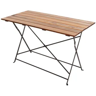 MCW Biergartentisch Set 2-tlg. Braun