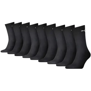 Puma Sportsocken Regular Crew Socken Sport 9-Pack schwarz - 43-46