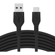 Bild von BoostCharge Flex USB-A/USB-C Kabel 3.0m schwarz (CAB008bt3MBK)