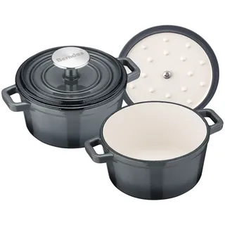 Berndes b.iron Topf-Set 2-tlg. Servier-Topf + Bräter