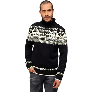 Brandit Textil Troyer Norweger Rollkragenpullover Black M