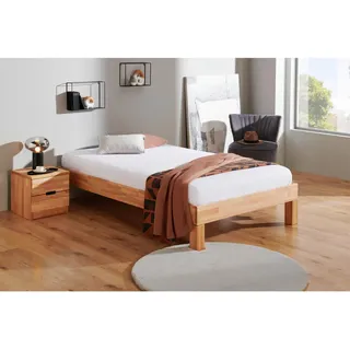 Mid.you Futonbett , Kernbuche , Holz , Kernbuche , massiv , 120x200 cm , für Rollrost geeignet, für Lattenrost geeignet , Schlafzimmer, Betten, Einzel- & Doppelbetten