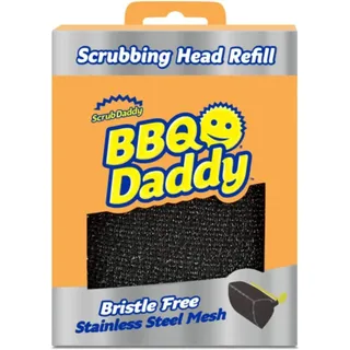Scrub Daddy BBQ Daddy - Ersatzkopf für die Grill-Reinigungsbürste, BBQ Bürste für Grillrost, Grillbürste Ohne Borsten mit FlexTexture, Grillreinigungsbürsten, Hightech-Reinigungszubehör