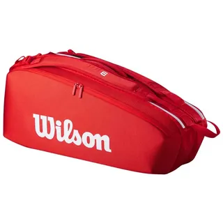 Wilson Super Tour Red 6pk 2025 Tennistasche - Red - One Size