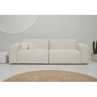 otto home »Koa, 228 cm, Modulsofa in Cord, Chenille, Struktur, Webstoff« Designsofa, weicher Lounge-Sitzkomfort, Welleunterfederung, bodentief,