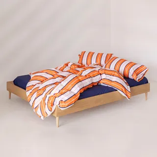 Joyful lines Bettbezug 200 x 220 cm 100% Baumwolle Hergestellt in Europa - Bunt