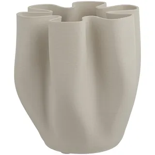 Butlers Vase Vision , Weiß , Keramik , 22 cm , Dekoration, Vasen, Keramikvasen