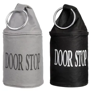 Esschert Design Türstopper doorstop 2,76 kg 34cm Ø13,5cm grau/schwarz