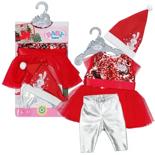 Zapf Creation BABY born Weihnachtsoutfit Mehrfarbig (50608298)
