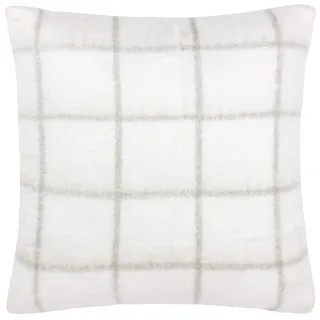 Yard Kissen mit Schafgarbe und Mohair, kariert, Polyester, gefüllt
