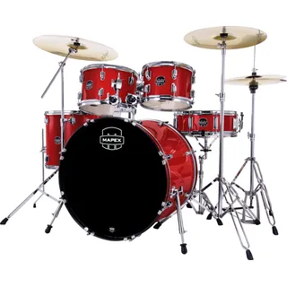 Mapex Comet Pro Pack Stage Drum Kit Infra Red
