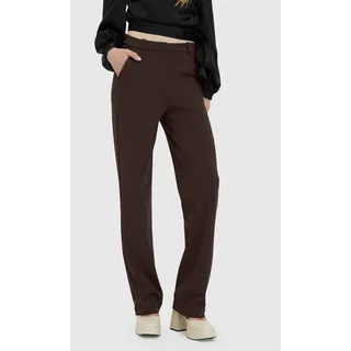 Vero Moda Vmzamira Mw Slim Straight Pant Braun L 32