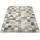 Teppich 200x200 cm grau creme