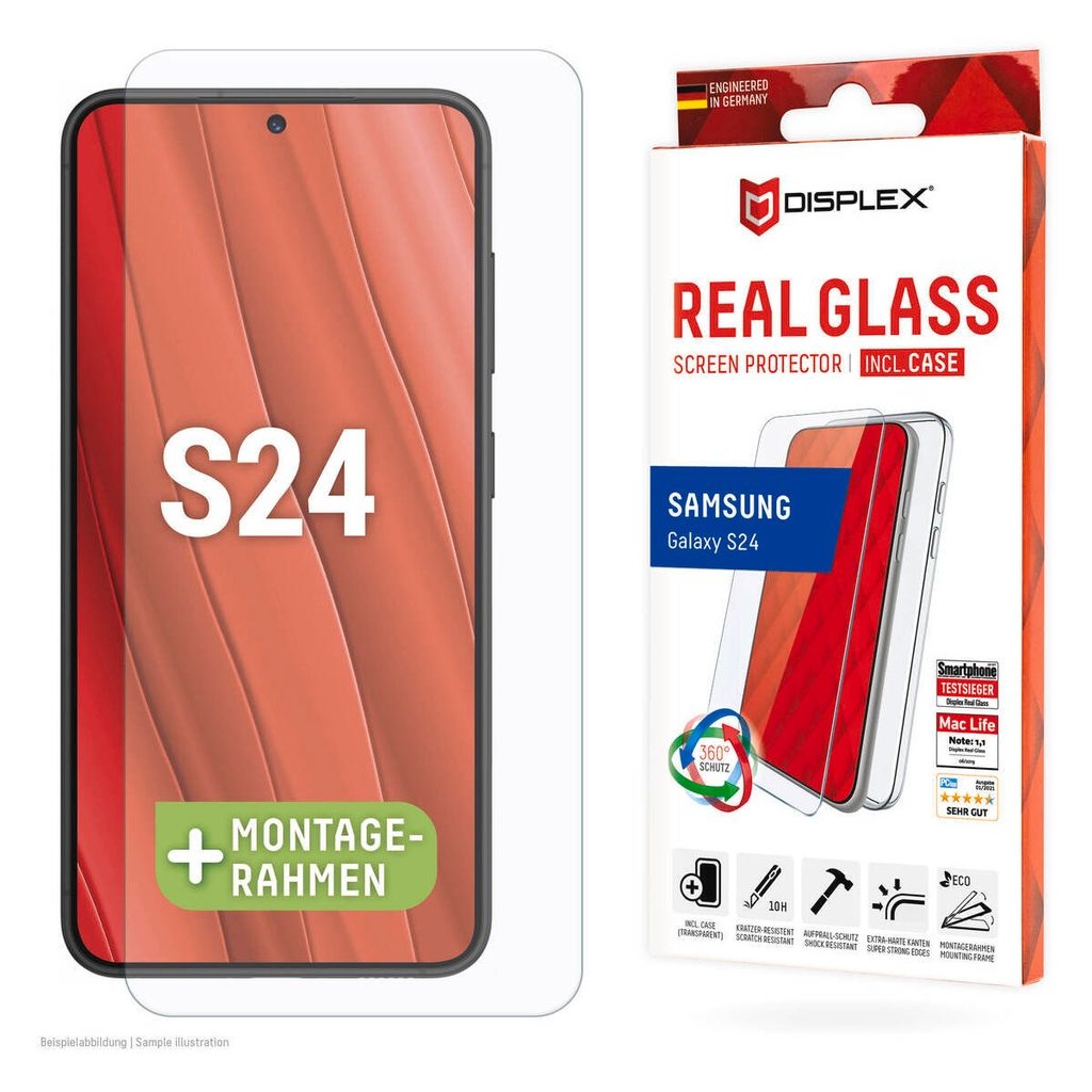 Bild von Real Glass + Case Samsung Galaxy S24