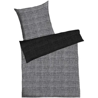 Eternity Combo Feinbiber schwarz 135 x 200 cm + 80 x 80 cm