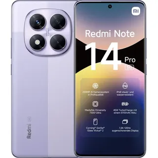 Xiaomi Redmi Note 14 Pro 5G 8 GB RAM 256 GB Lavender Purple