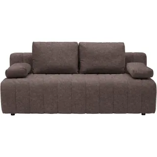 Xora Schlafsofa , Braun , Textil , Uni , Füllung: Schaumstoff , 194x78-87x92 cm , Stoffauswahl, Schlafen auf Sitzhöhe , Wohnzimmer, Sofas & Couches, Schlafsofas, Sonstige Schlafsofas