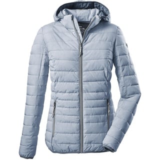 G.I.G.A. DX Damen Funktionsjacke in Daunenoptik mit abzippbarer Kapuze/Outdoorjacke Uyaka Stripe, hellblau, 42, 34313-000