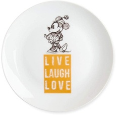 Egan Nachtisch-Teller Minnie Live Laugh Love orange, Mehrfarbig, Small