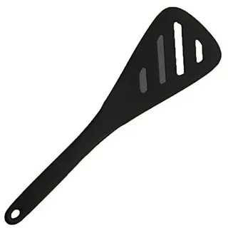 Kochblume Design-Schlitzwender S |Premium-Silikon & BPA frei| Hitzbeständig | Spülmaschinenfest | 25,5cm | Farbe: anthrazit