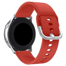 Bild iLike Strap TYS smart watch band universal 22mm (22 mm), Uhrenarmband, Rot
