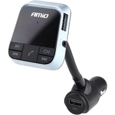 Amio, Autoradio Zubehör, FM transmitter with 2.4A charger function