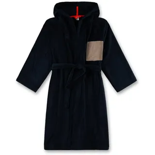 Sanetta Jungen-Bademantel Blau | Hochwertiger und kuscheliger Bademantel aus Baumwoll-Mix für Jungen. Bademantel für Jungen 128
