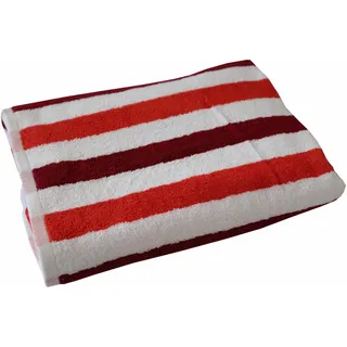 Dyckhoff Planet Streifen Badetuch 70 x 140 cm rot