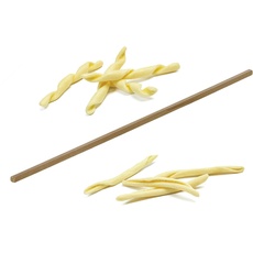 Bügel für frische Nudeln oder Fusilli-Fusilli, aus Messing, Länge 30 cm und Basis 5 x 5 mm | Made in Italy