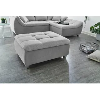 Jockenhöfer Hocker Genua Polyester 103 x 48 x 83 cm Grau/Silber