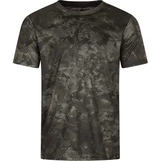 Härkila Herren NOCTYX Axis MSP Camo T-Shirt black/black XXXL