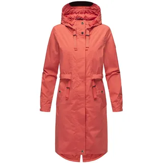 Navahoo Damen Jacke, Silberperlee XL rot