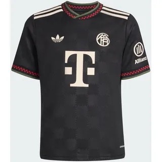adidas FC Bayern 25/26 Third Kinder Trikot, schwarz - Black / Halo Ivory - 152
