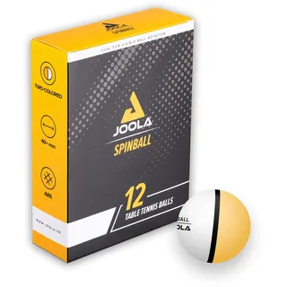 Joola 42185 Unisex – Erwachsene TT-Ball Spinball Tischtennisbälle, Mehrfarbig, One-Size