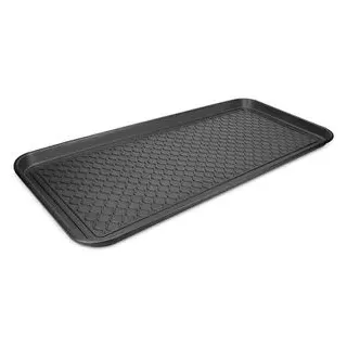 Navaris XL Schuhmatte Abtropfmatte - 76x38x3cm - Schuhablage Schuhabtropfschale groß - Schuhwanne erhöhter Rand - Schuhschale Schuhtablett Schuhunterlage - Abtropfmatte Schuhe