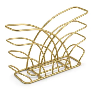 levimetree Goldfarbener Serviettenhalter für Tisch, moderner Esstisch, Dekoration, Serviettenhalter für Küchentisch, Serviettenhalter, Taschentuchspender, Servilleteros, Hotel, Heimdekoration