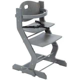 tiSsi Kinderstuhl , Grau , Holz , Buche , teilmassiv , 43x81x50 cm , Babymöbel & Kindermöbel, Babyzimmer, Kindersessel & Kindertische