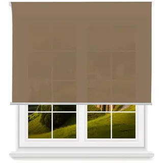 Wellhome Polyester Lichtdurchlässiger Rollo 170 X 175 Cm - Brown Light - One Size