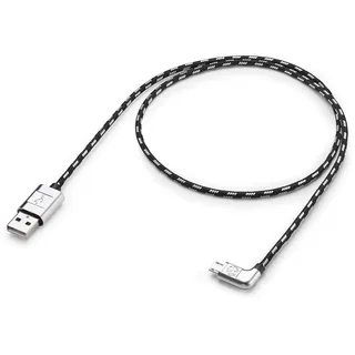 Volkswagen 000051446AF Kabel USB-A auf Micro-USB Premiumkabel 70 cm gewinkelt Ladekabel Datenkabel