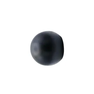 MYDECO Vorhangstange Ball 1-läufig Ø 30 mm 240 cm Schwarz