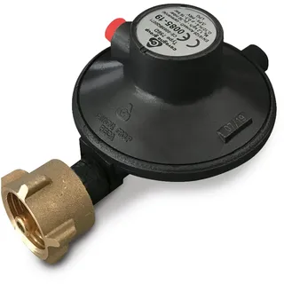 Enders® Gasdruckregler mit Ablassventil für Caravan, 30mbar, #1150, Silber