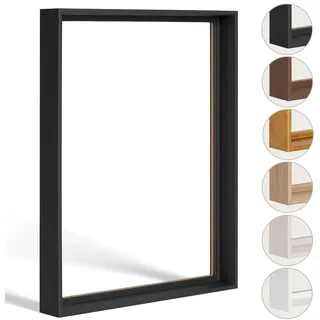 Haak Schattenfugenrahmen Frieda 100x200cm Schwarz (matt) Selbstmontage Bausatz DIY