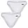 Tanga Cotton Retro weiß XL 2er Pack