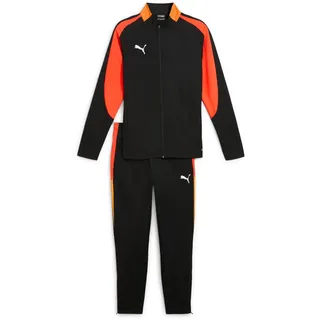 PUMA Herren IndividualLIGA Tracksuit Gestrickte Anzüge, PUMA Black-Heat Fire, S