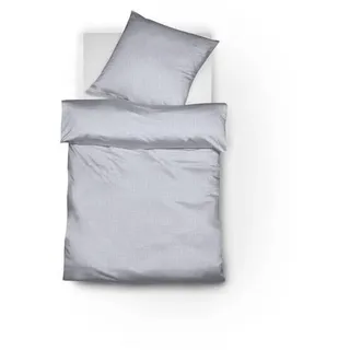 FLEURESSE Porto kariert Grau 135 x 200 cm + 2 x 80 x 80 cm