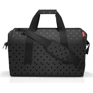 Reisenthel allrounder L glossy dots black - Schwarz
