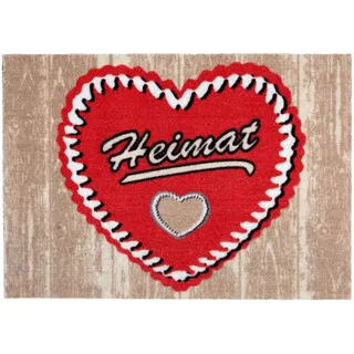 Astra Homelike Heimat Herz Holz 40 x 60 cm Beige