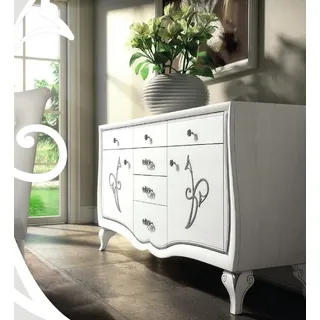 Kommode Sideboard Kommoden Designer Luxus Schränke Holz Sideboard Modern Neu - Weiß
