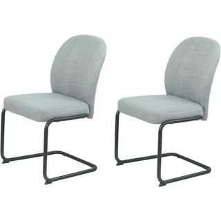 Hela Freischwinger KAREN Polyester grün 2er Set